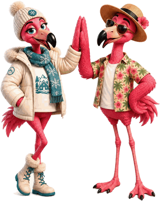 Loca et Loco, mascottes de Résa-Loc